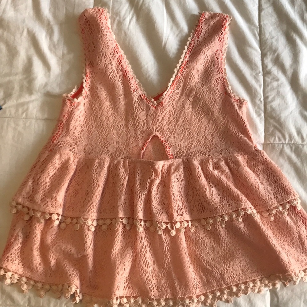 Free People Lace Top XS - Picture 3 of 4